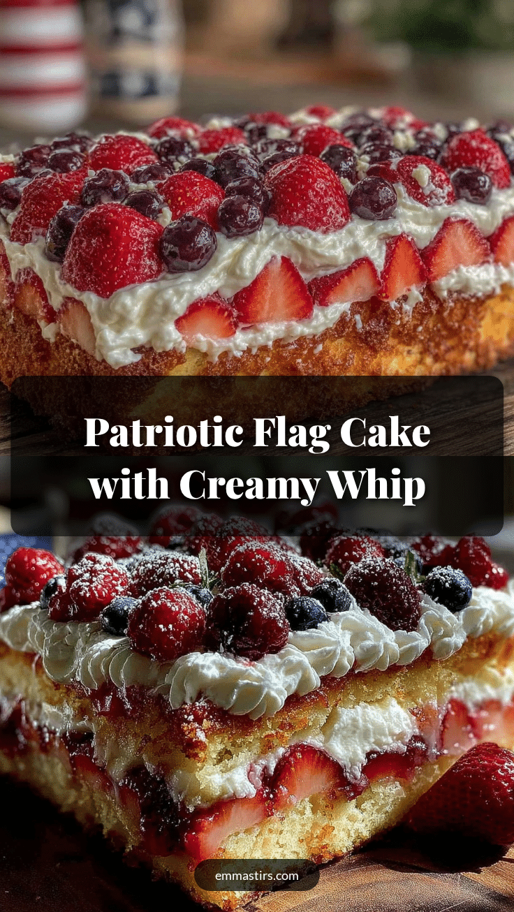 4th of July Flag Cake recipe