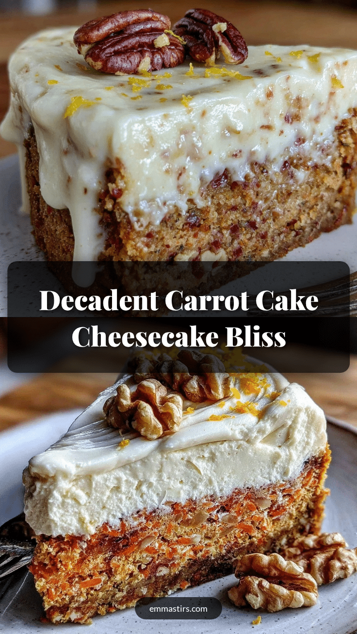 carrot cake cheesecake recipe