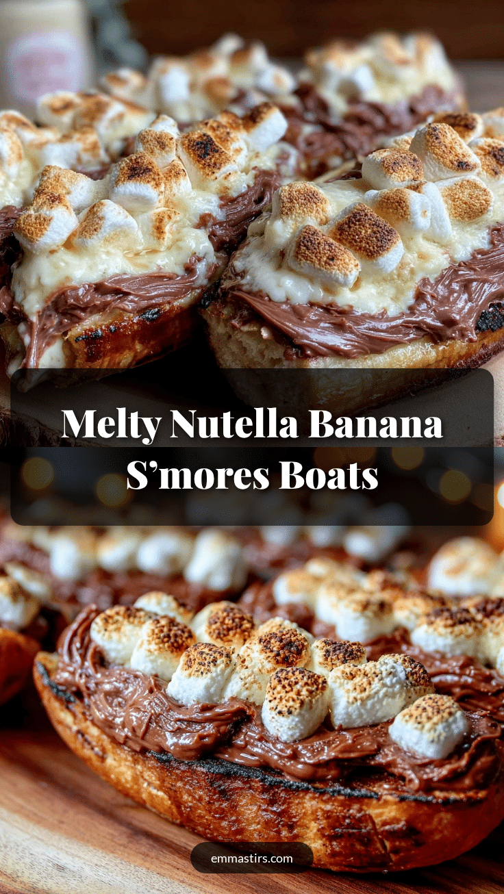 Cozy Campfire Banana S’mores Boats recipe