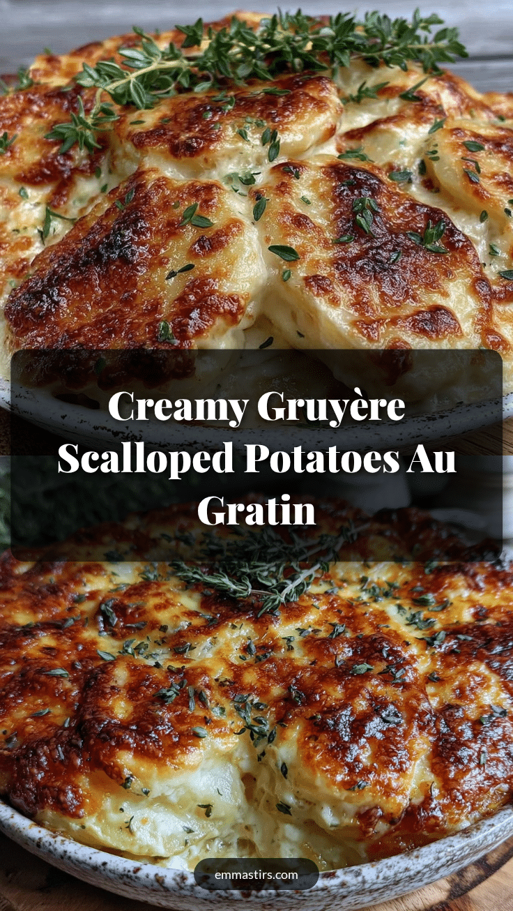 creamy scalloped potatoes au gratin recipe