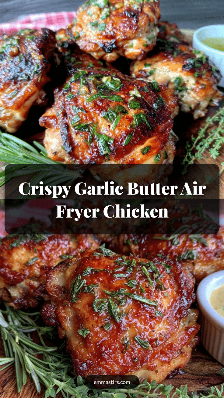 crispy air fryer chicken thighs recipe