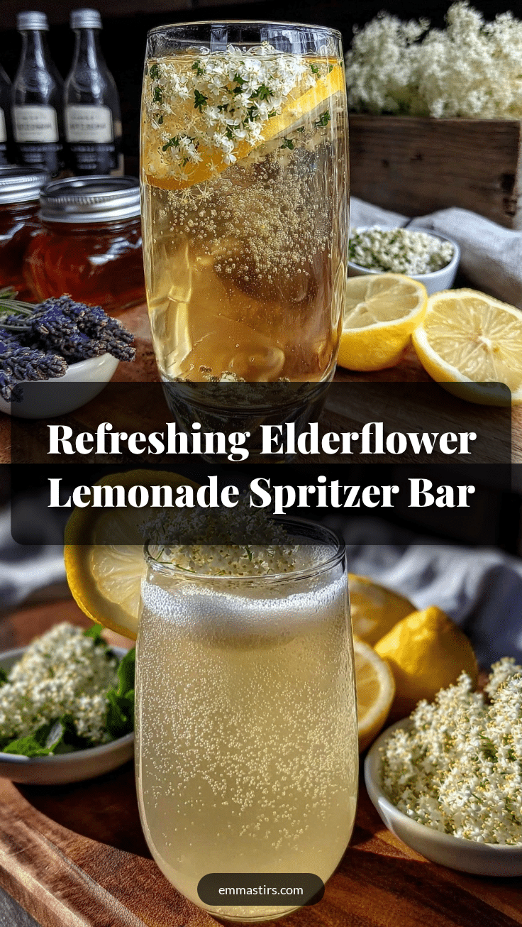 elderflower lemonade spritzer recipe