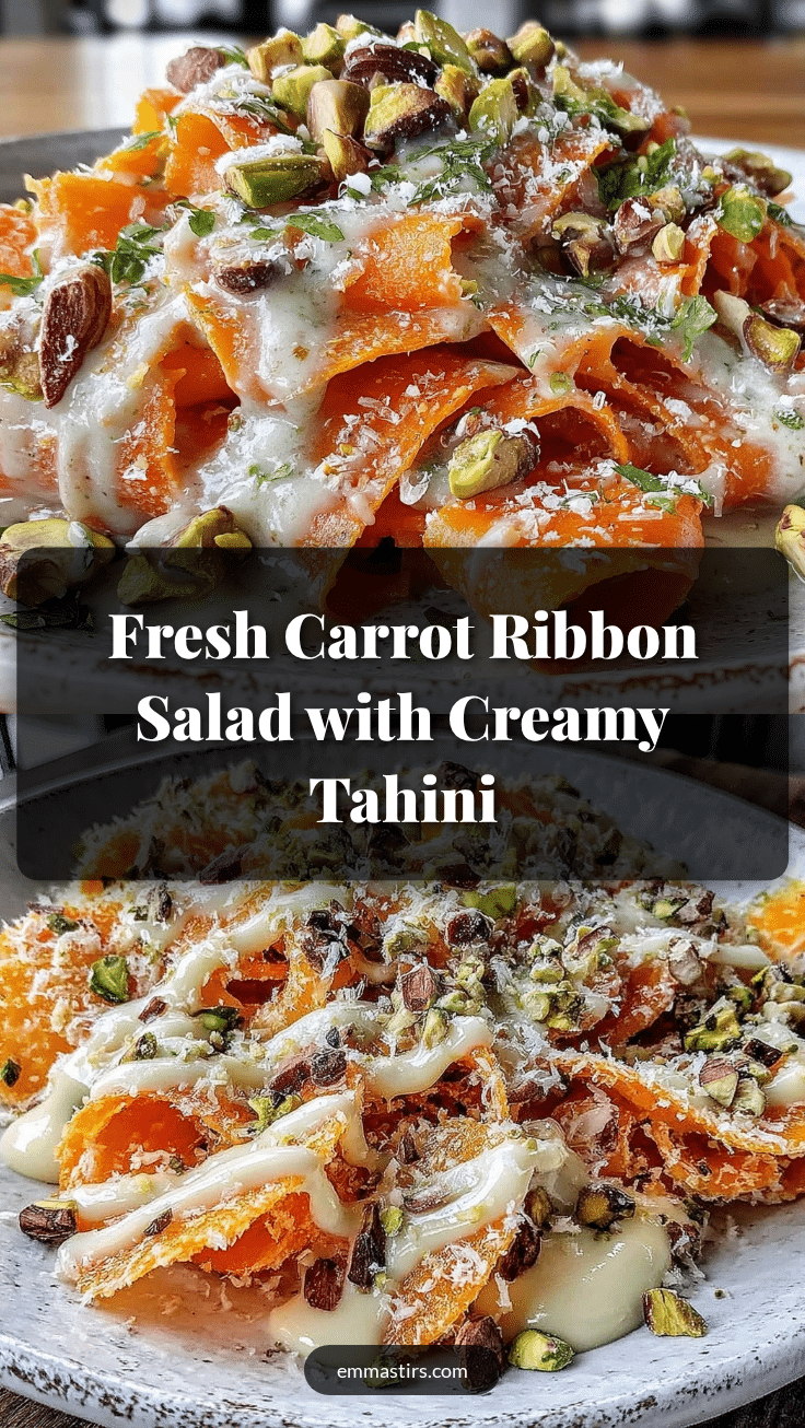 fresh carrot ribbon salad recipe