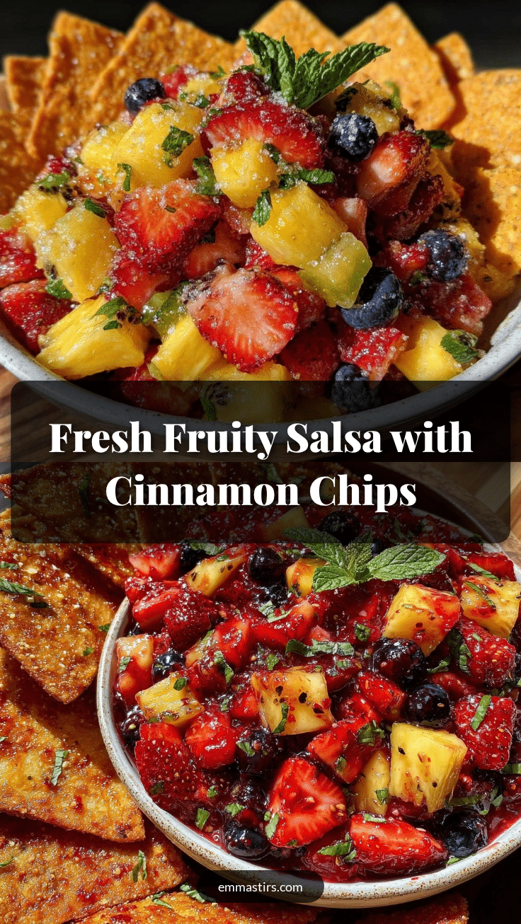 fresh pool party fruit salsa recipe