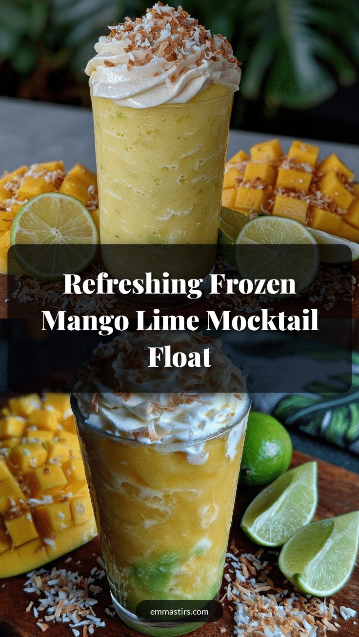 frozen mango lime mocktail recipe