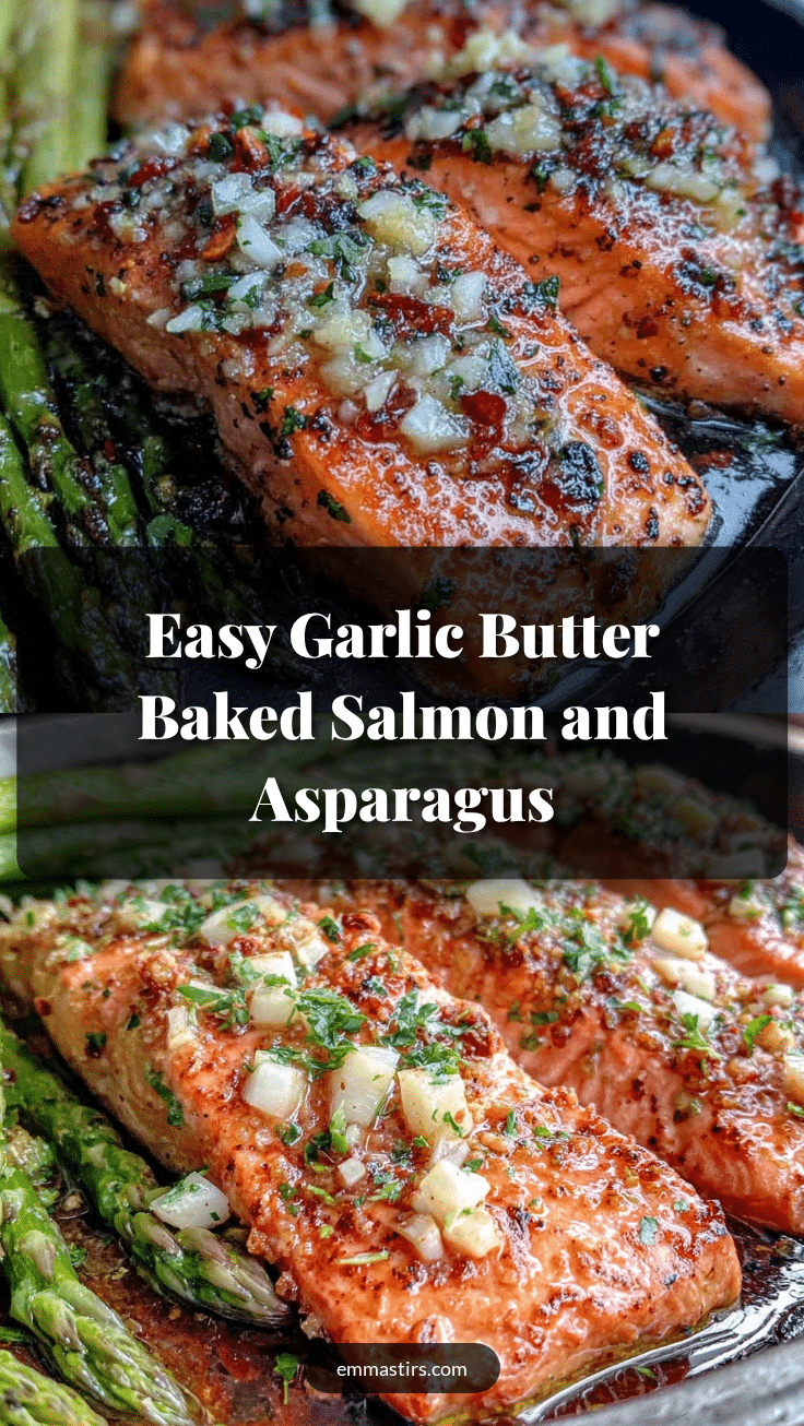 garlic butter baked salmon recipe
