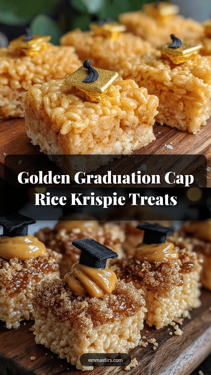 Graduation Cap Rice Krispie Treats recipe