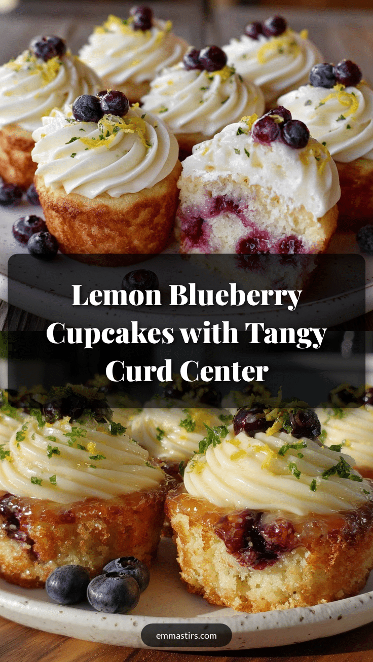 lemon blueberry cupcakes recipe