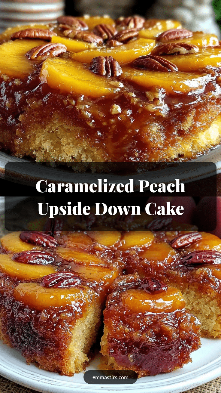 peach upside down cake recipe