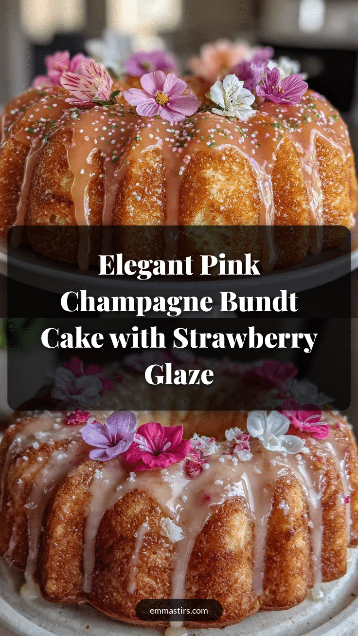 pink champagne bundt cake recipe