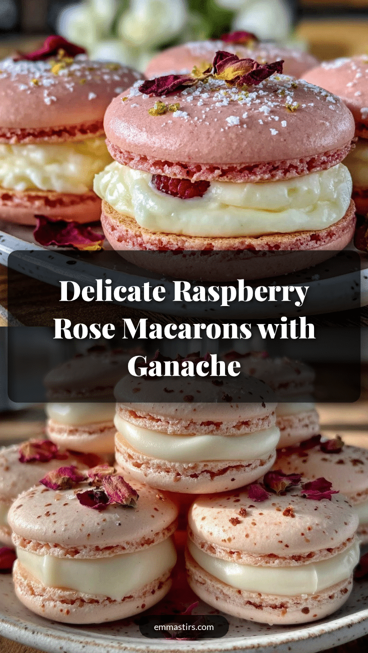 raspberry rose macarons recipe