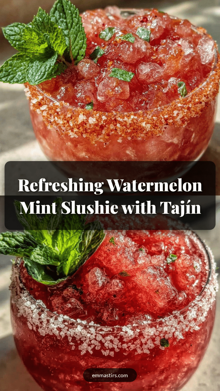 watermelon mint slushie recipe