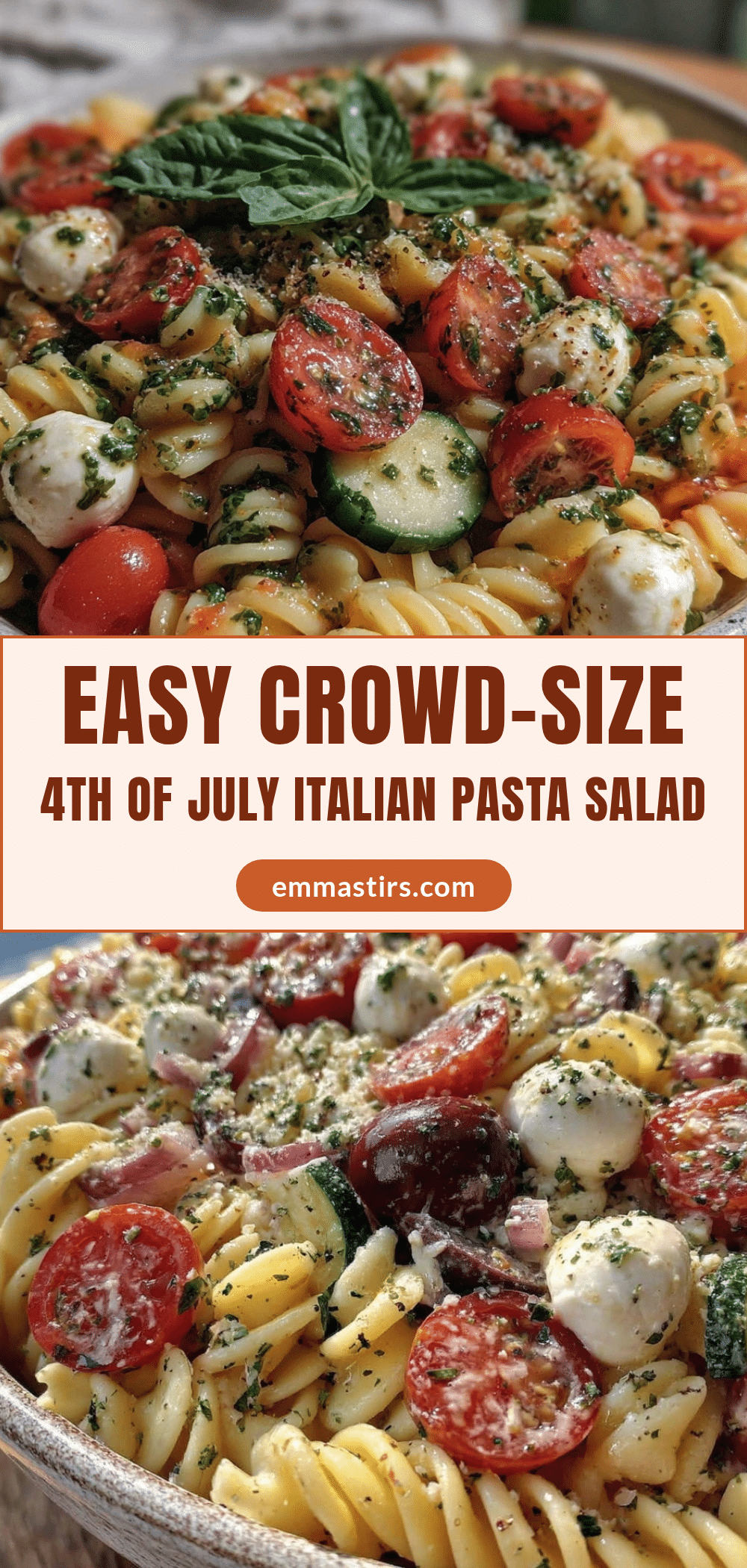 4th of July Italian Pasta Salad recipe