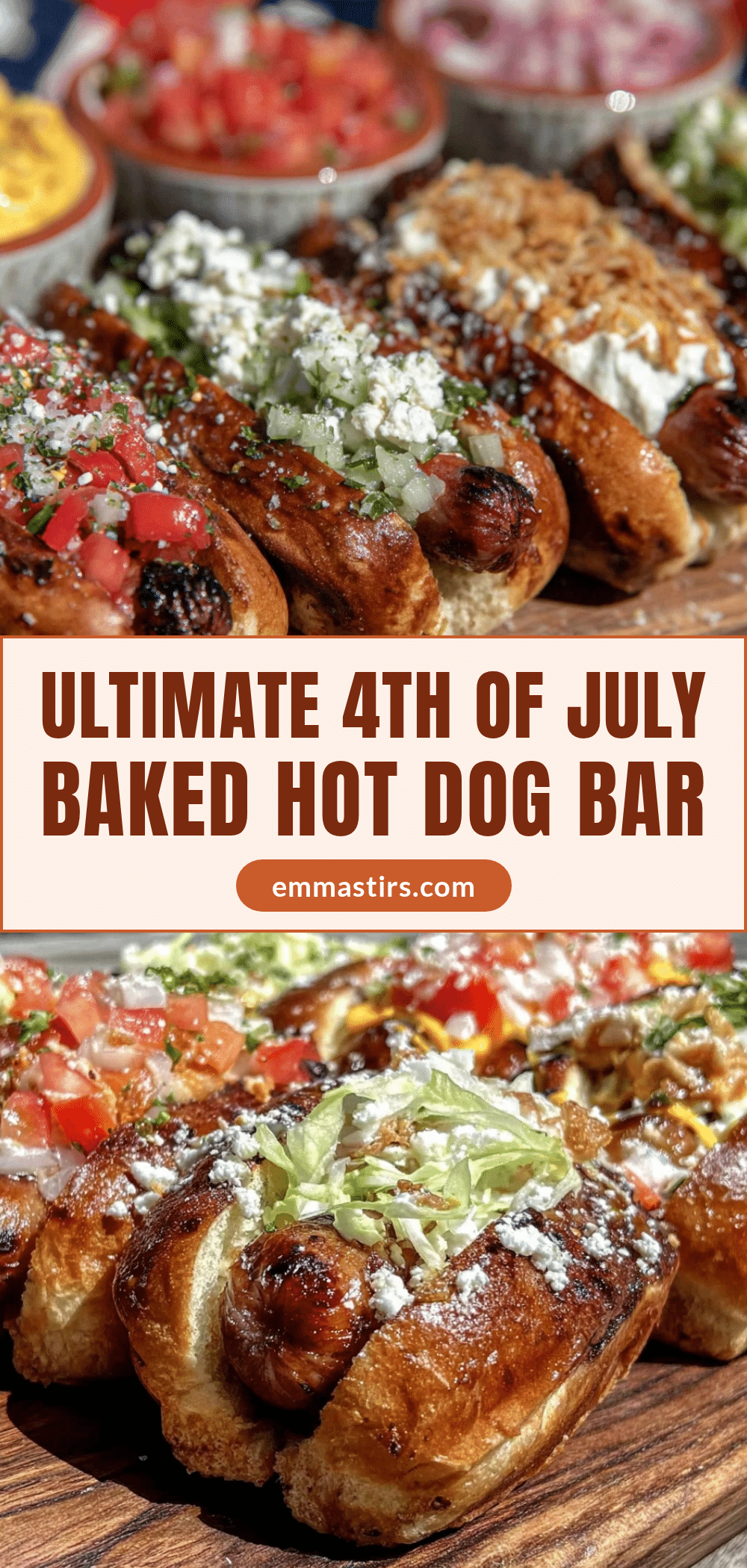 baked hot dog bar recipe