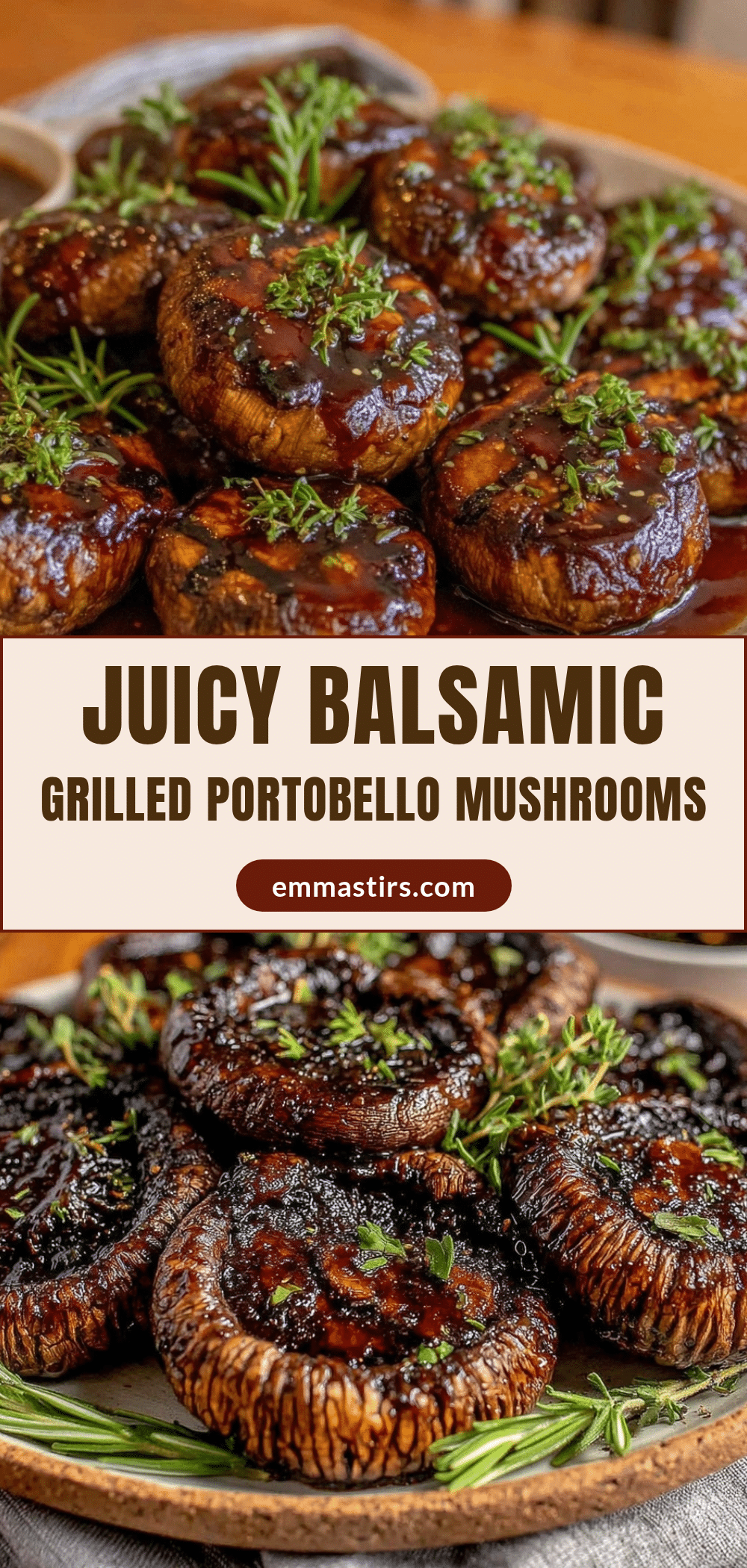 balsamic grilled portobello mushrooms recipe