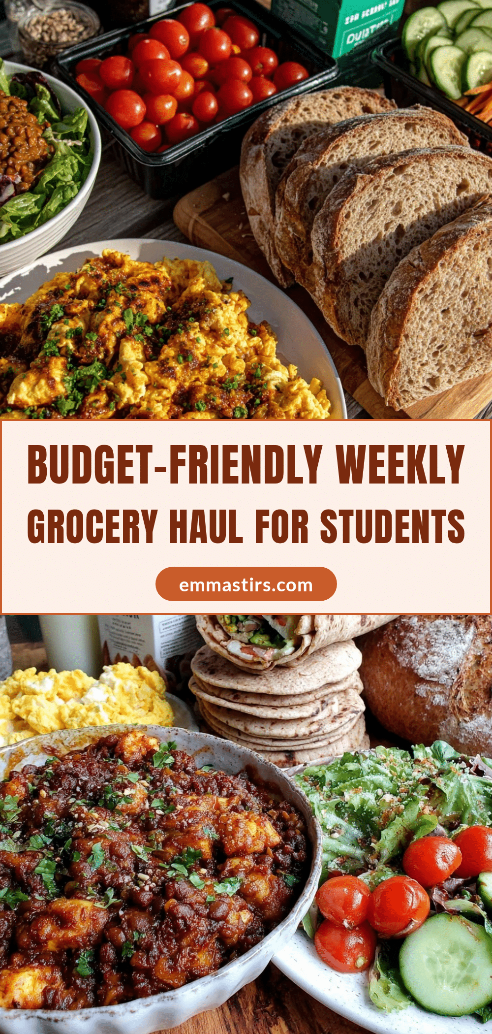 budget-friendly under-25 weekly grocery haul for college students recipe