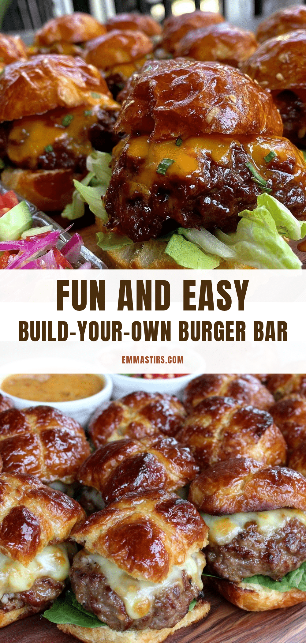 build-your-own burger bar for kids recipe