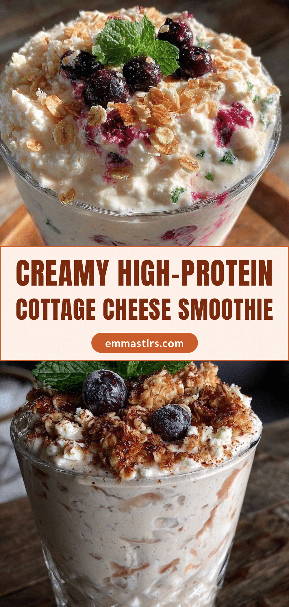 creamy cottage cheese protein smoothie recipe