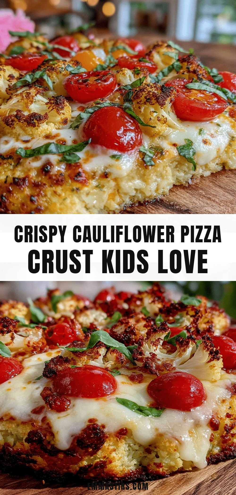 crispy cauliflower pizza crust recipe