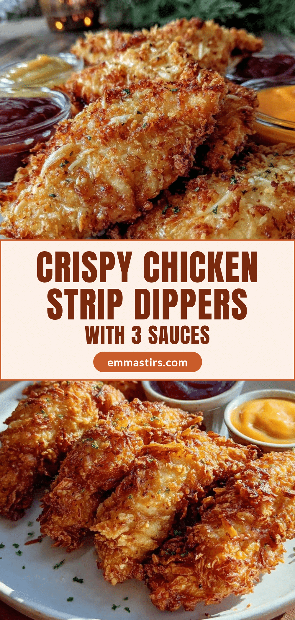 crispy chicken strip dippers recipe