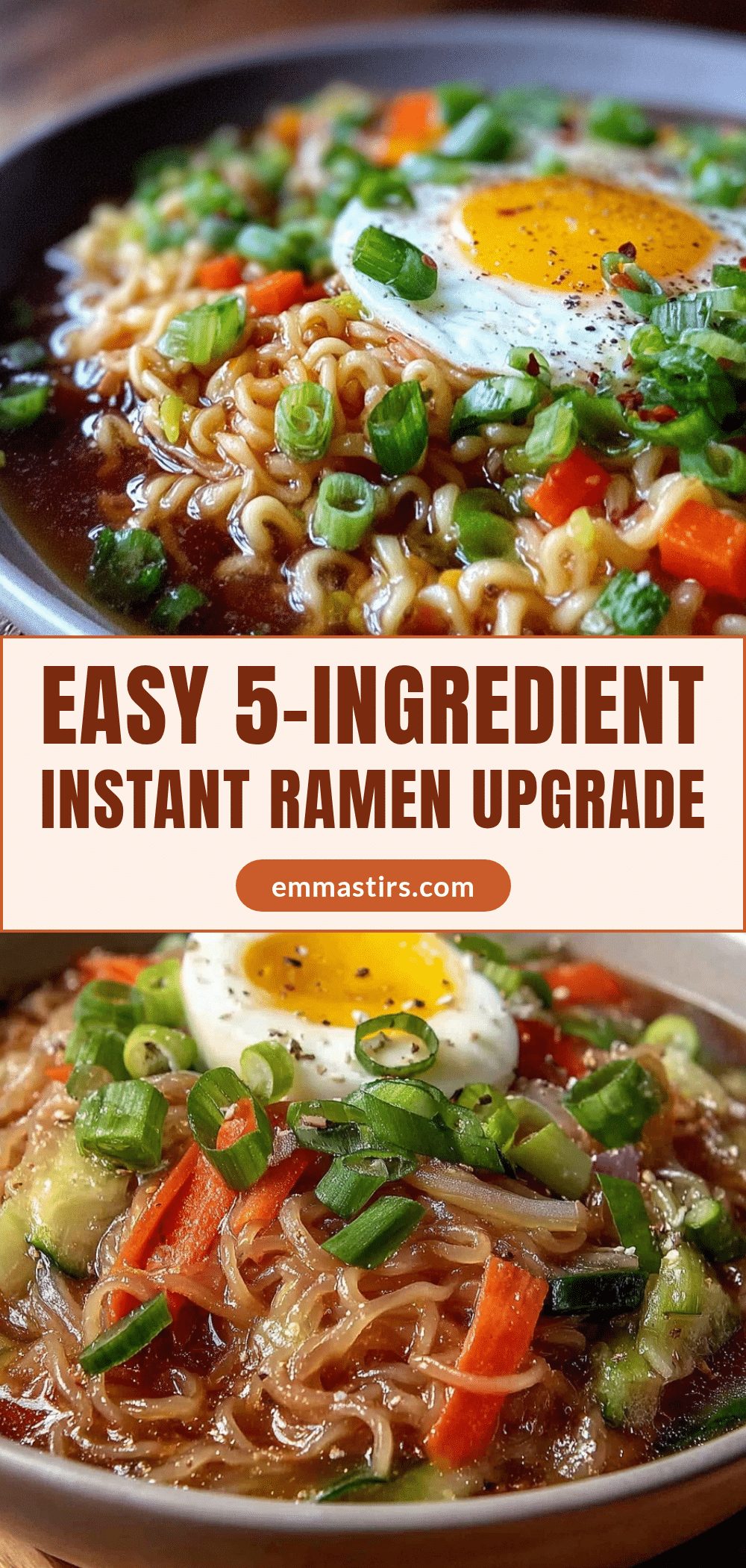 easy 5-ingredient student instant ramen upgrade recipe
