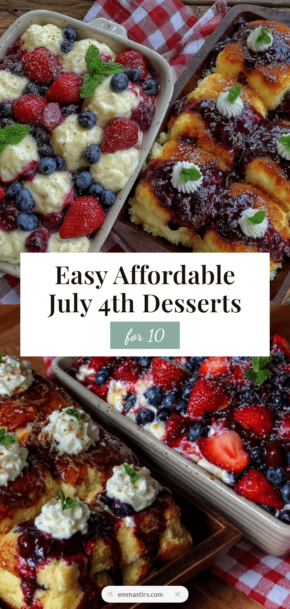 easy affordable july 4th desserts recipe