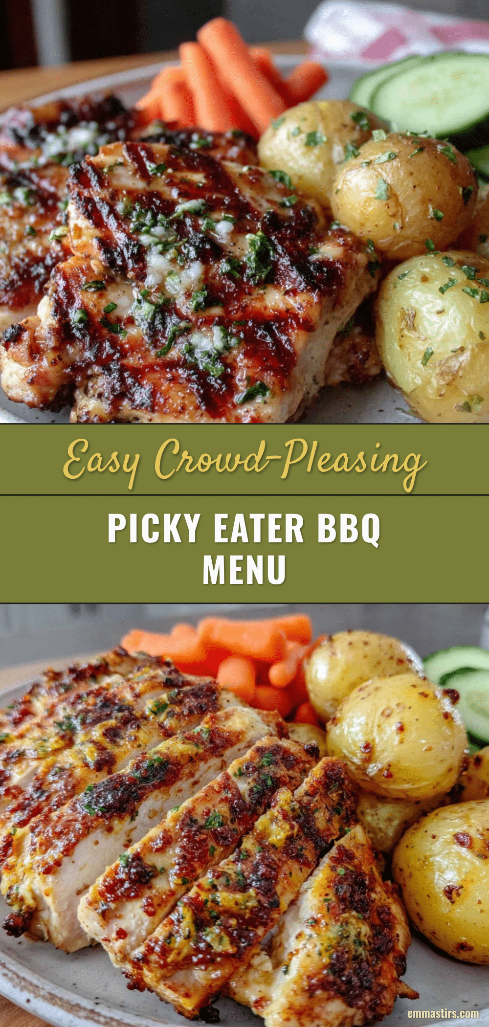 easy picky eater BBQ menu recipe
