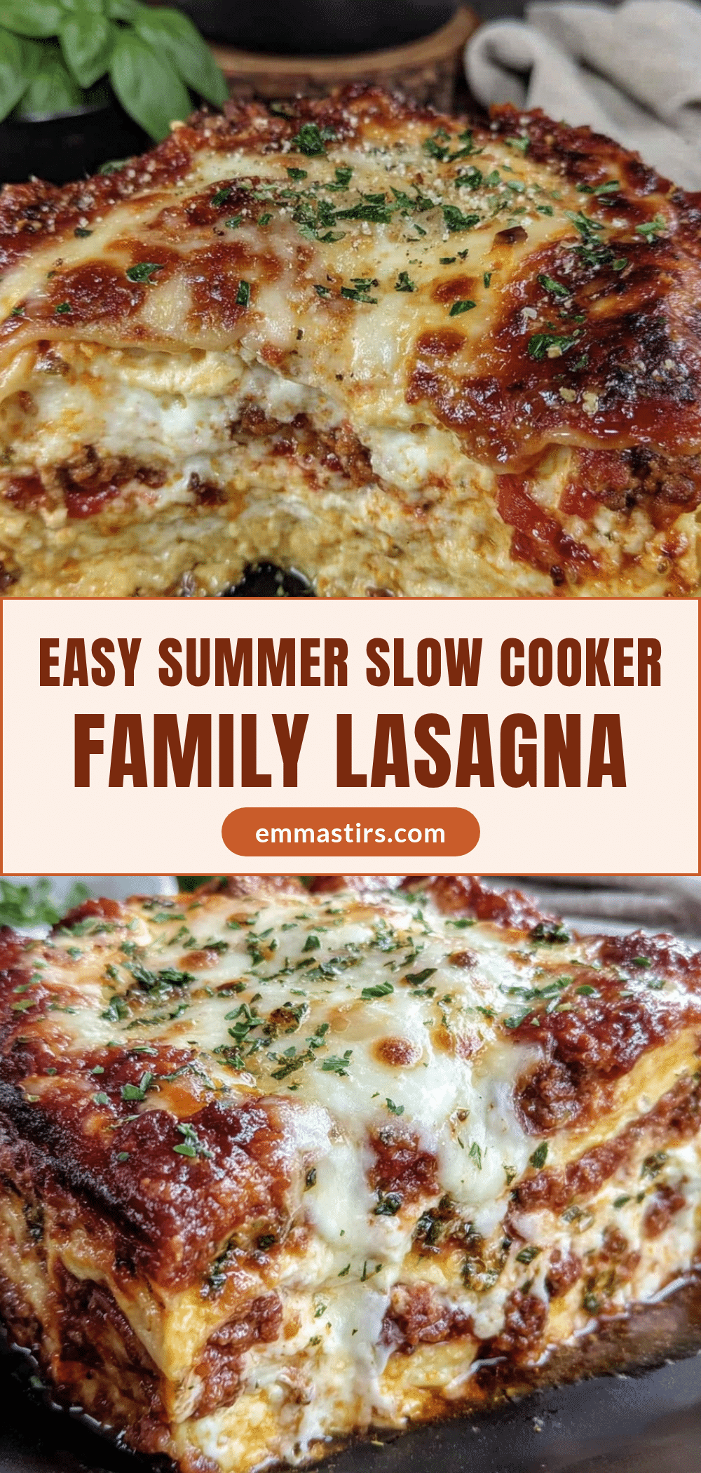 easy summer slow cooker lasagna recipe