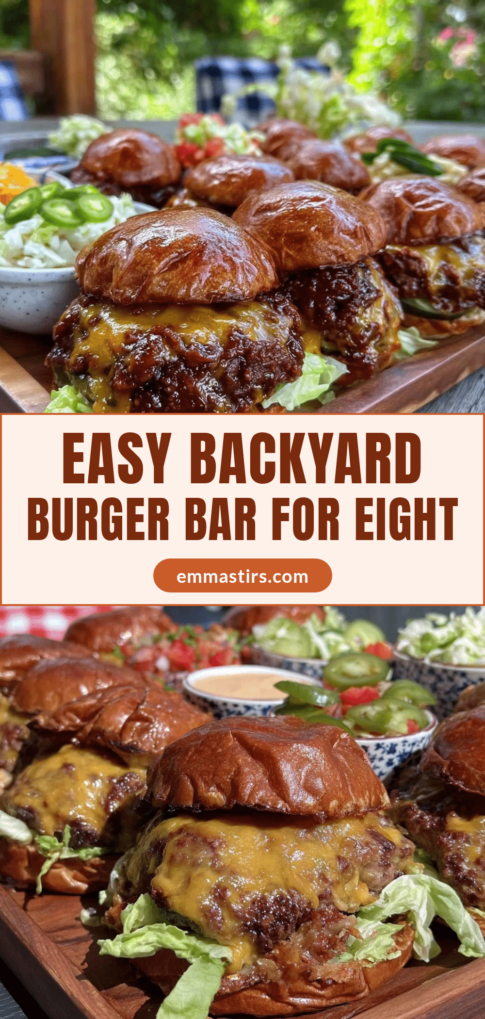 fathers day backyard burger bar recipe