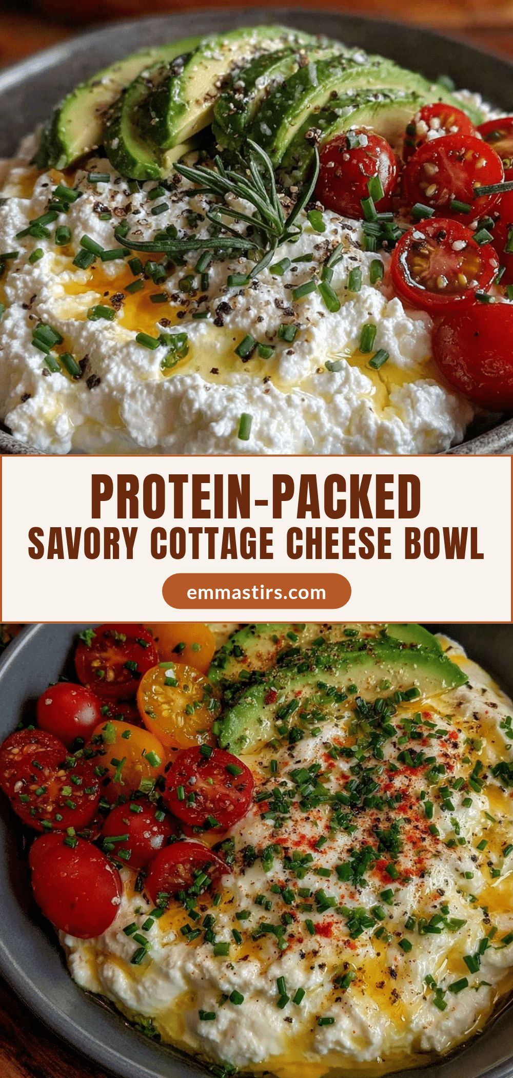 fresh savory cottage cheese bowl recipe