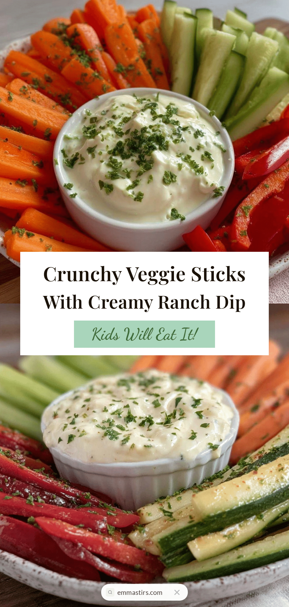 fresh veggie sticks recipe