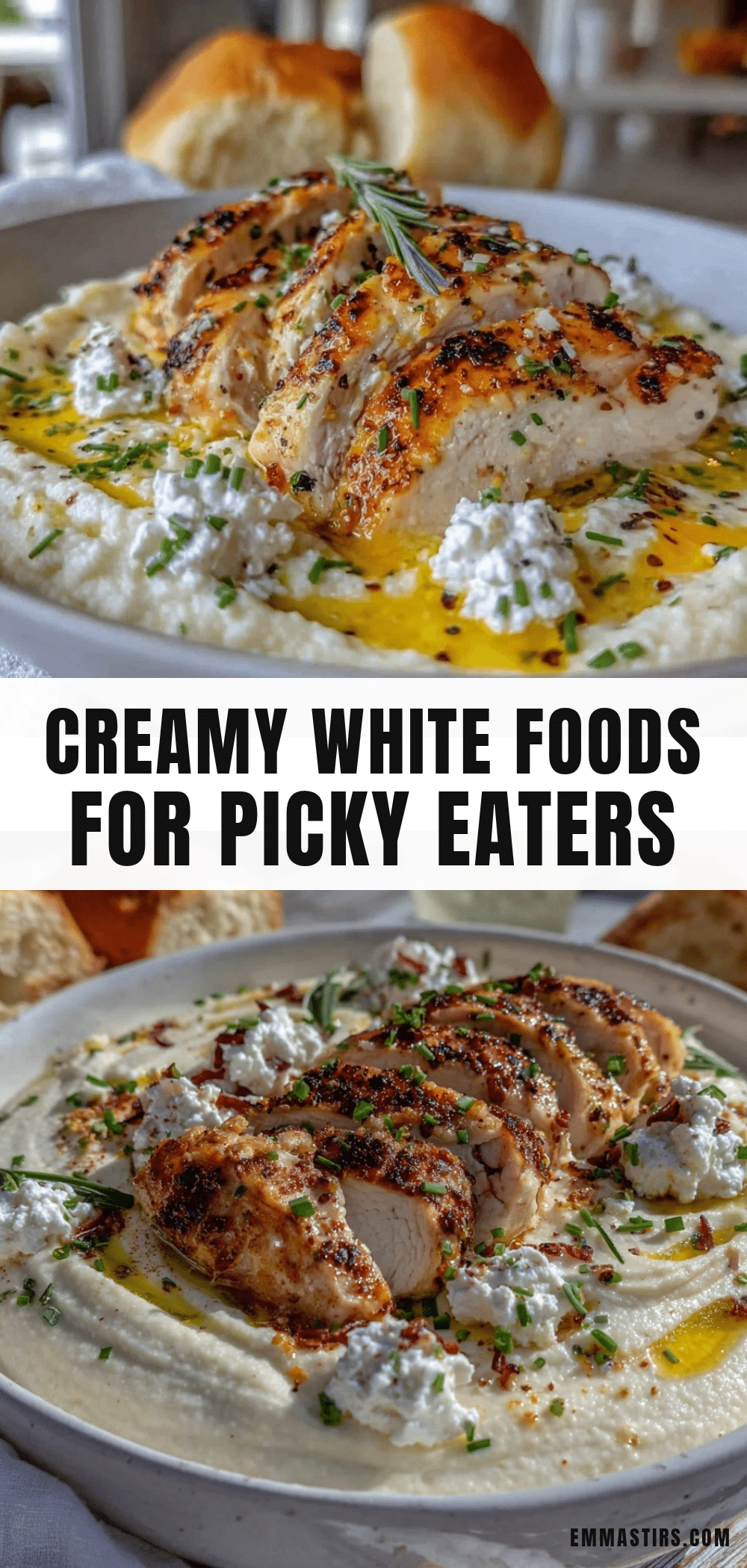 fresh white foods recipe