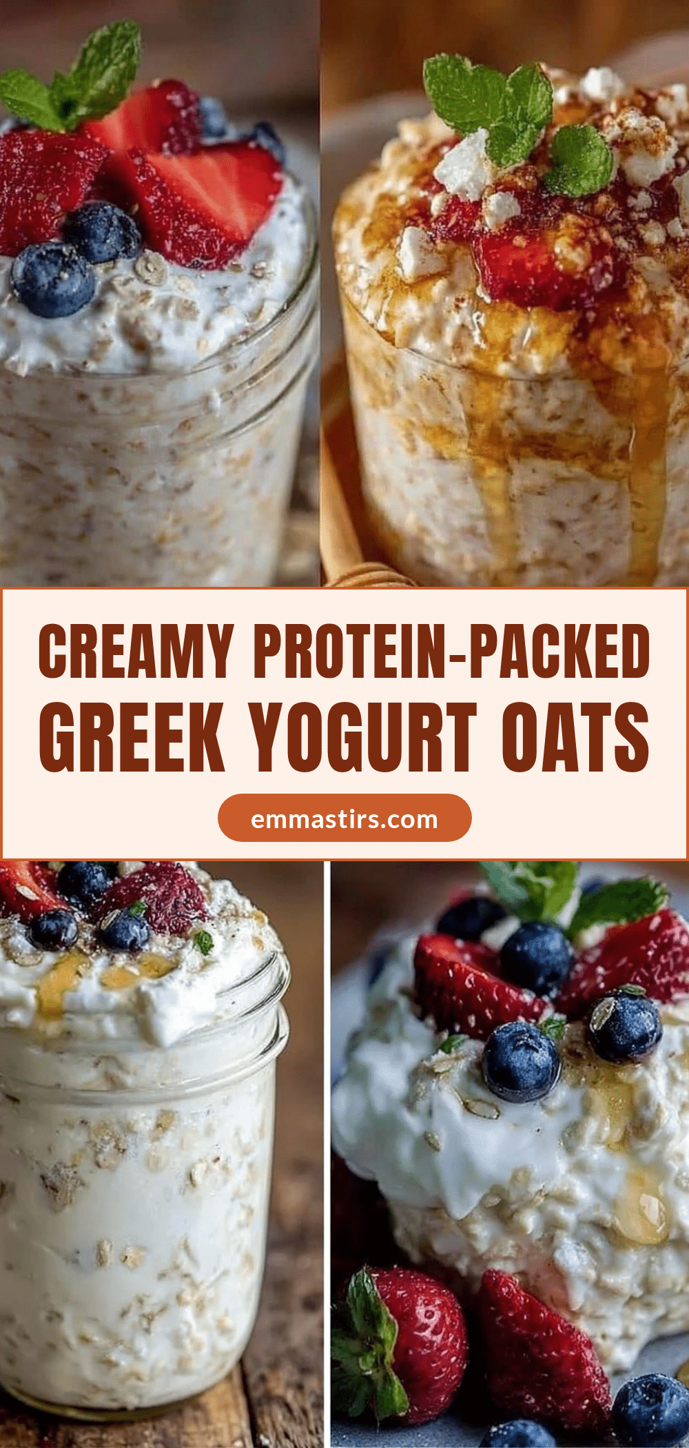 Healthy Greek Yogurt Overnight Oats recipe