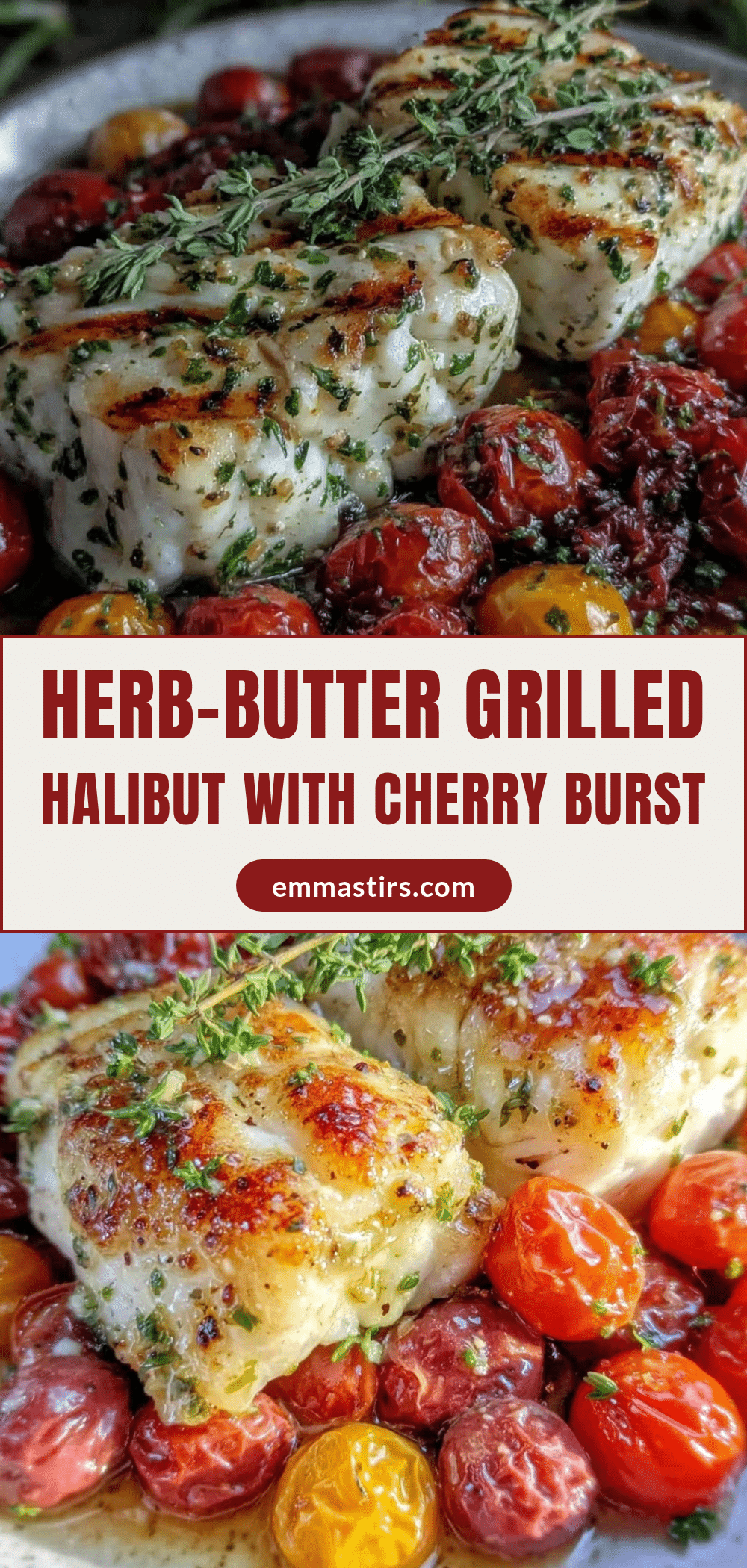 herb-butter grilled halibut recipe