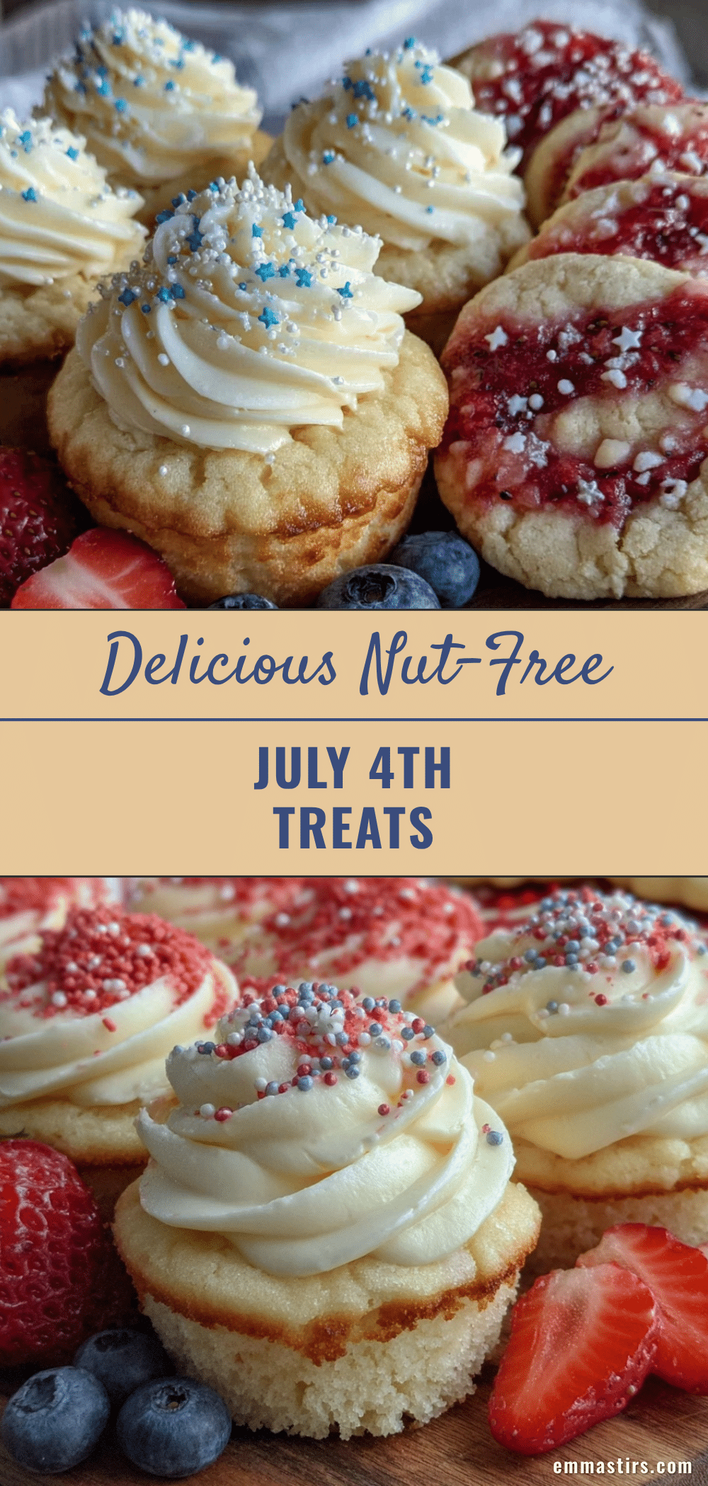 nut-free July 4th desserts recipe