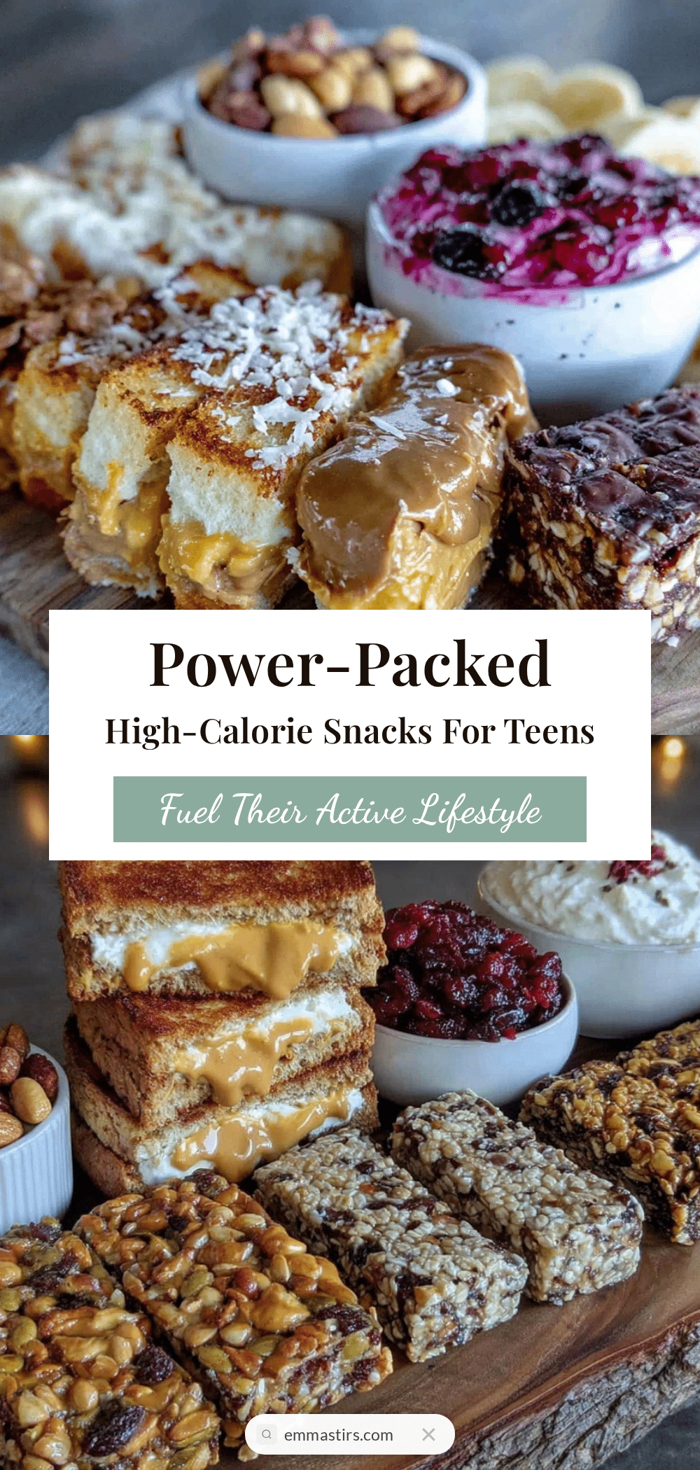 power-packed teen athletes high-calorie snacks recipe