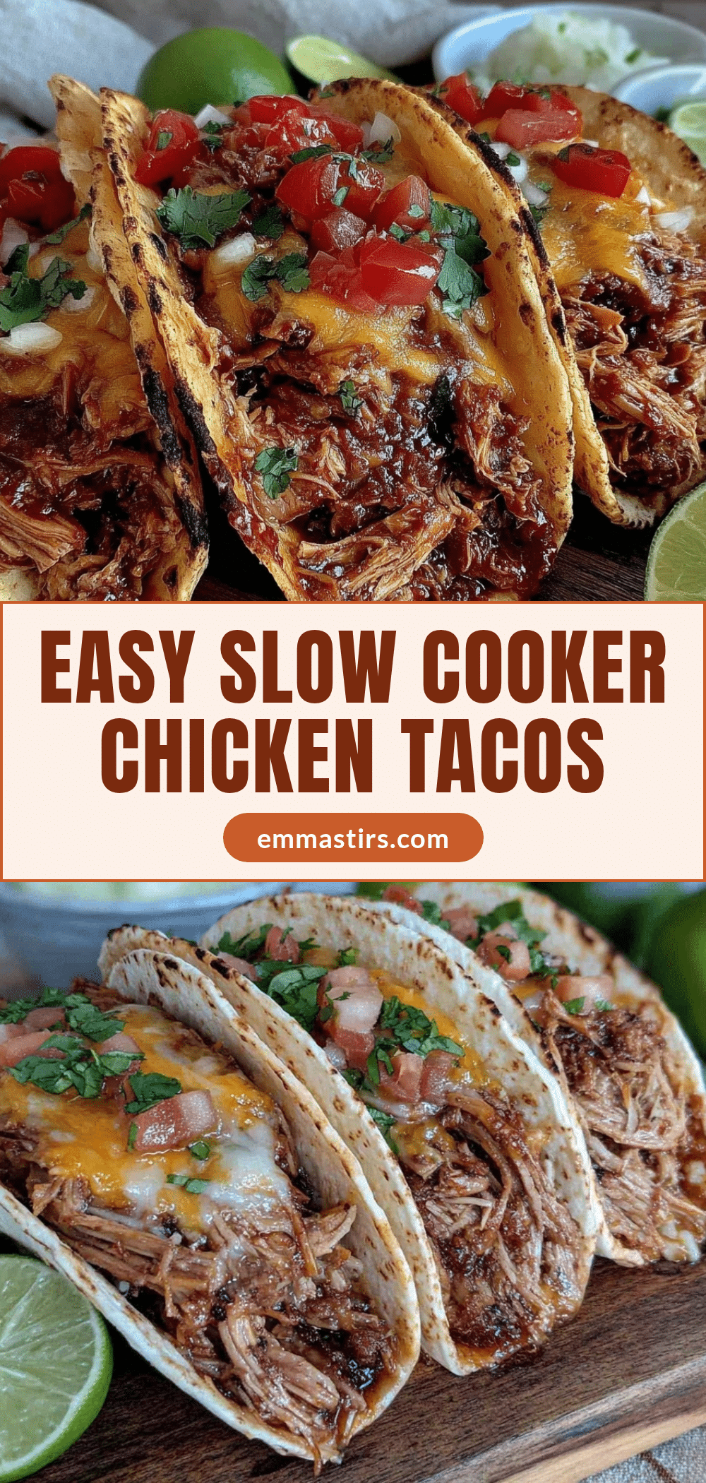 slow cooker chicken tacos recipe