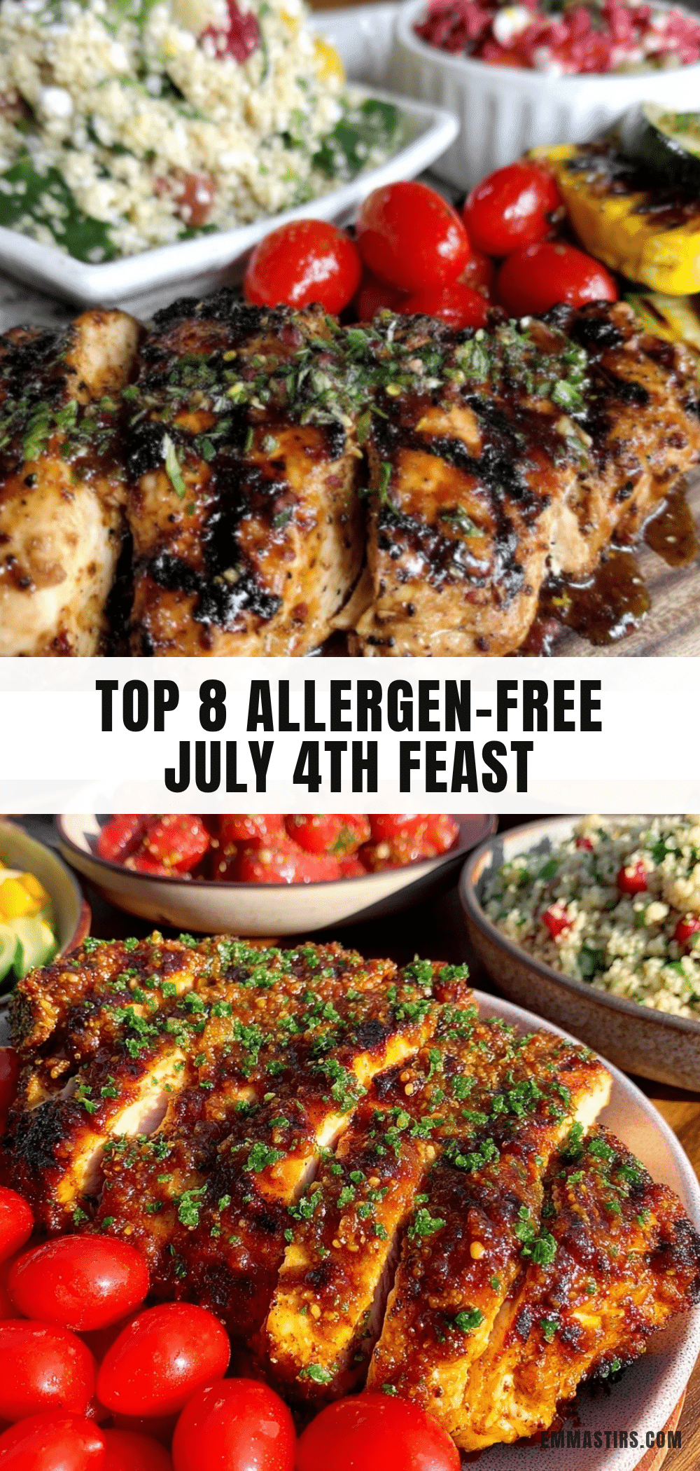 top 8 allergen-free july 4th feast recipe