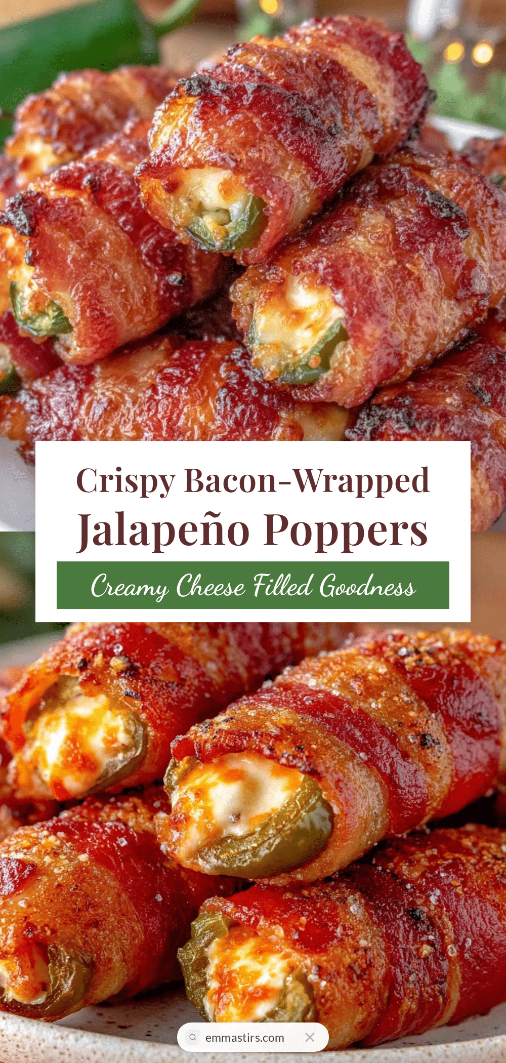bacon-wrapped jalapeño poppers recipe