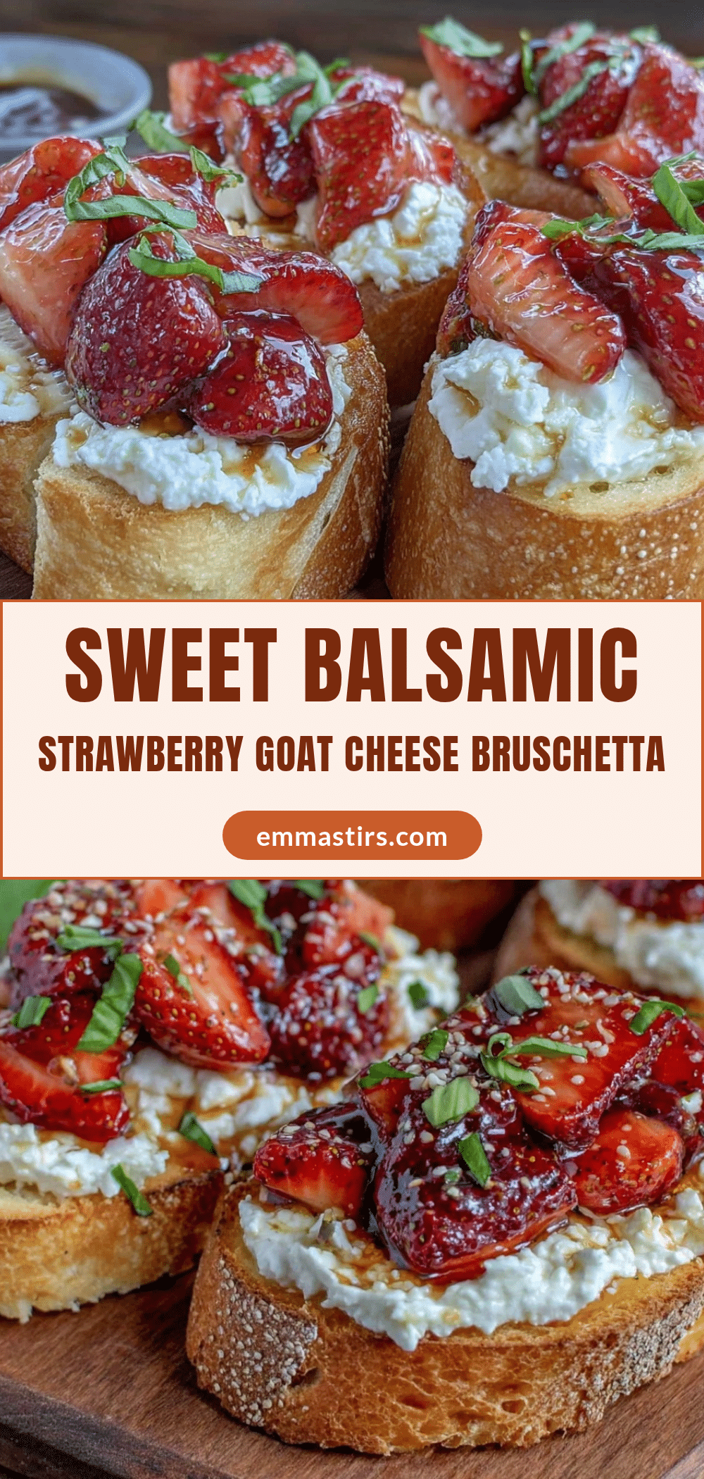 balsamic roasted strawberry bruschetta recipe