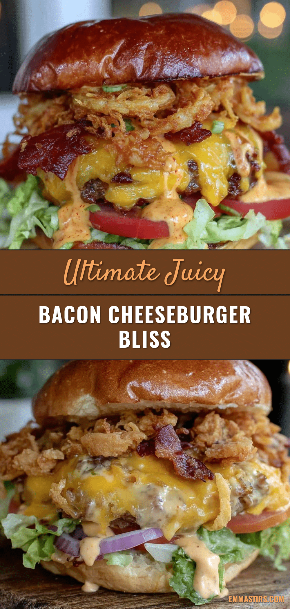 crispy ultimate bacon cheeseburger recipe