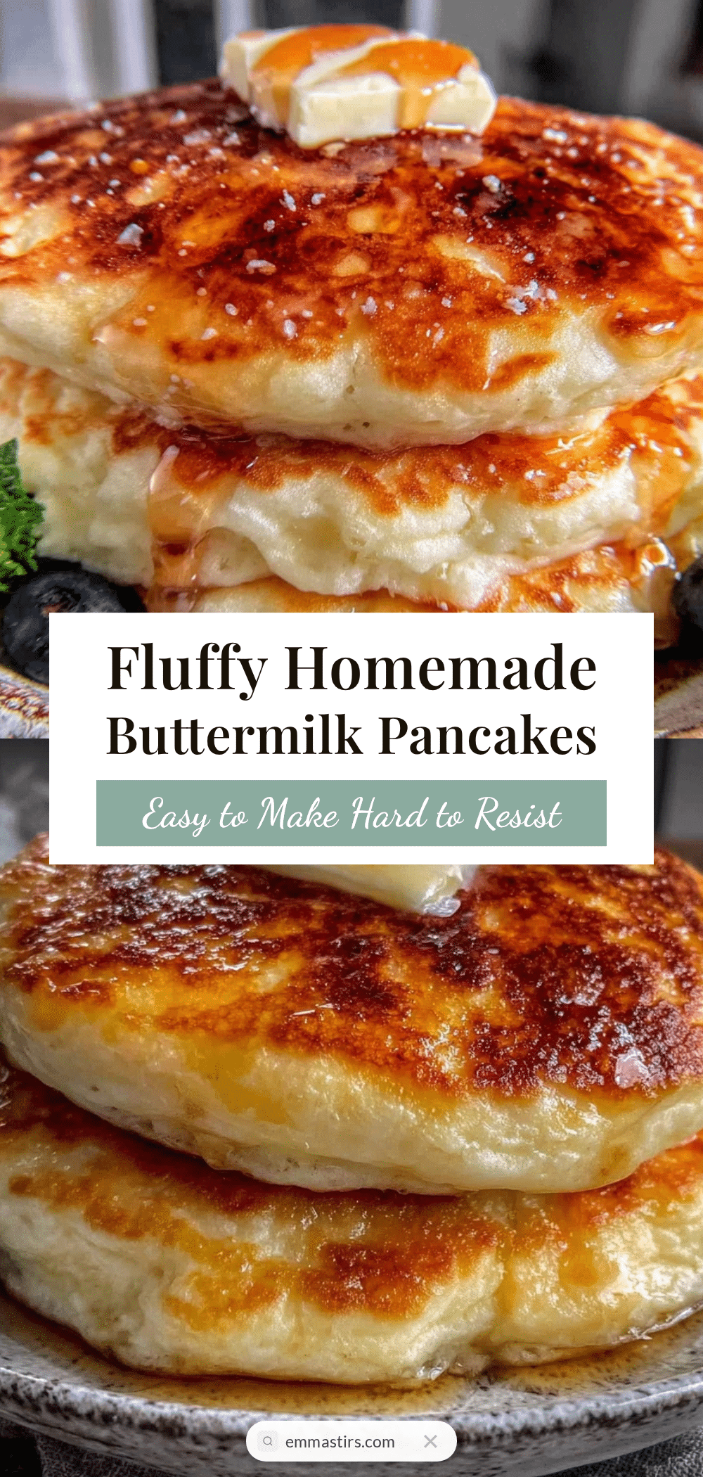fluffy buttermilk pancakes recipe