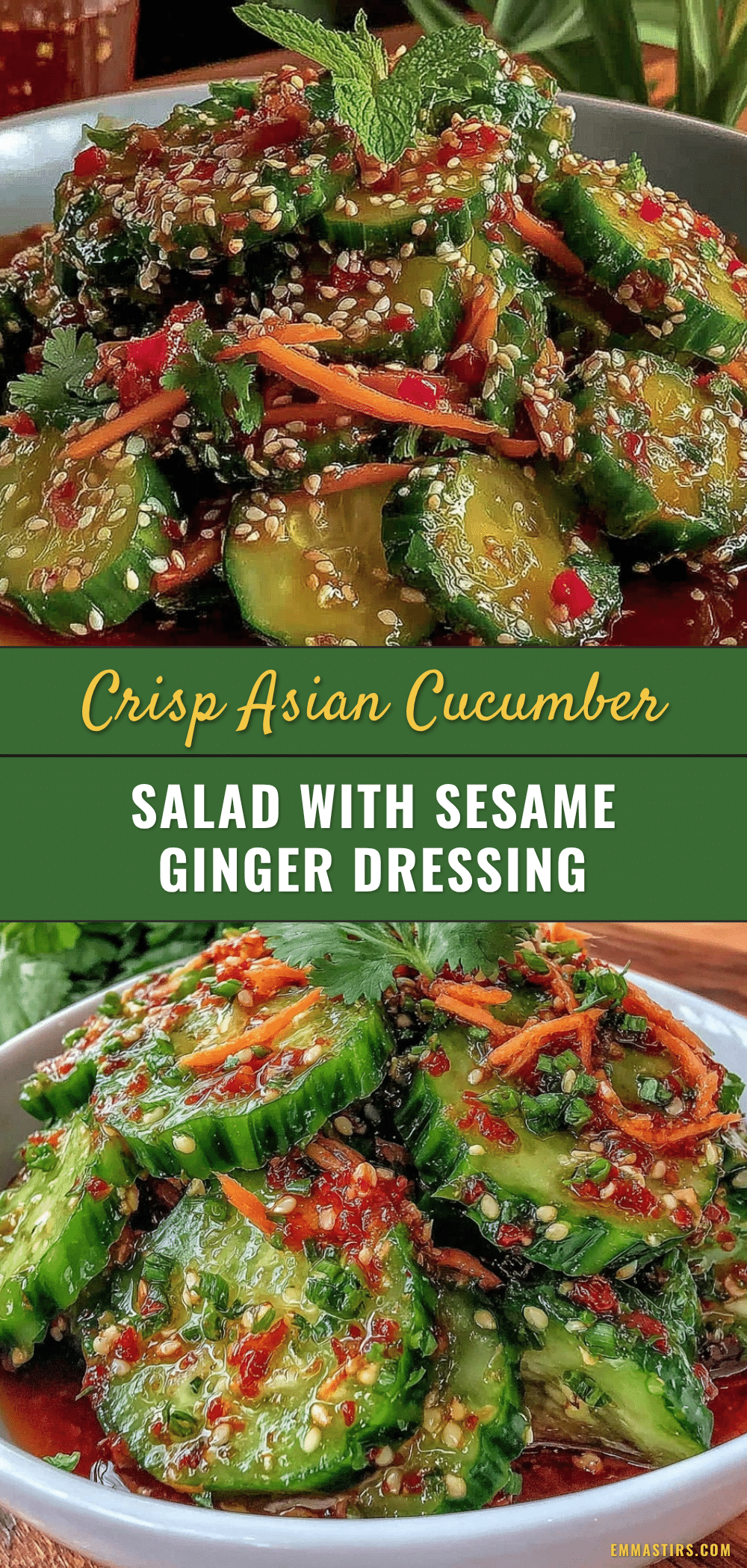 fresh asian cucumber salad recipe