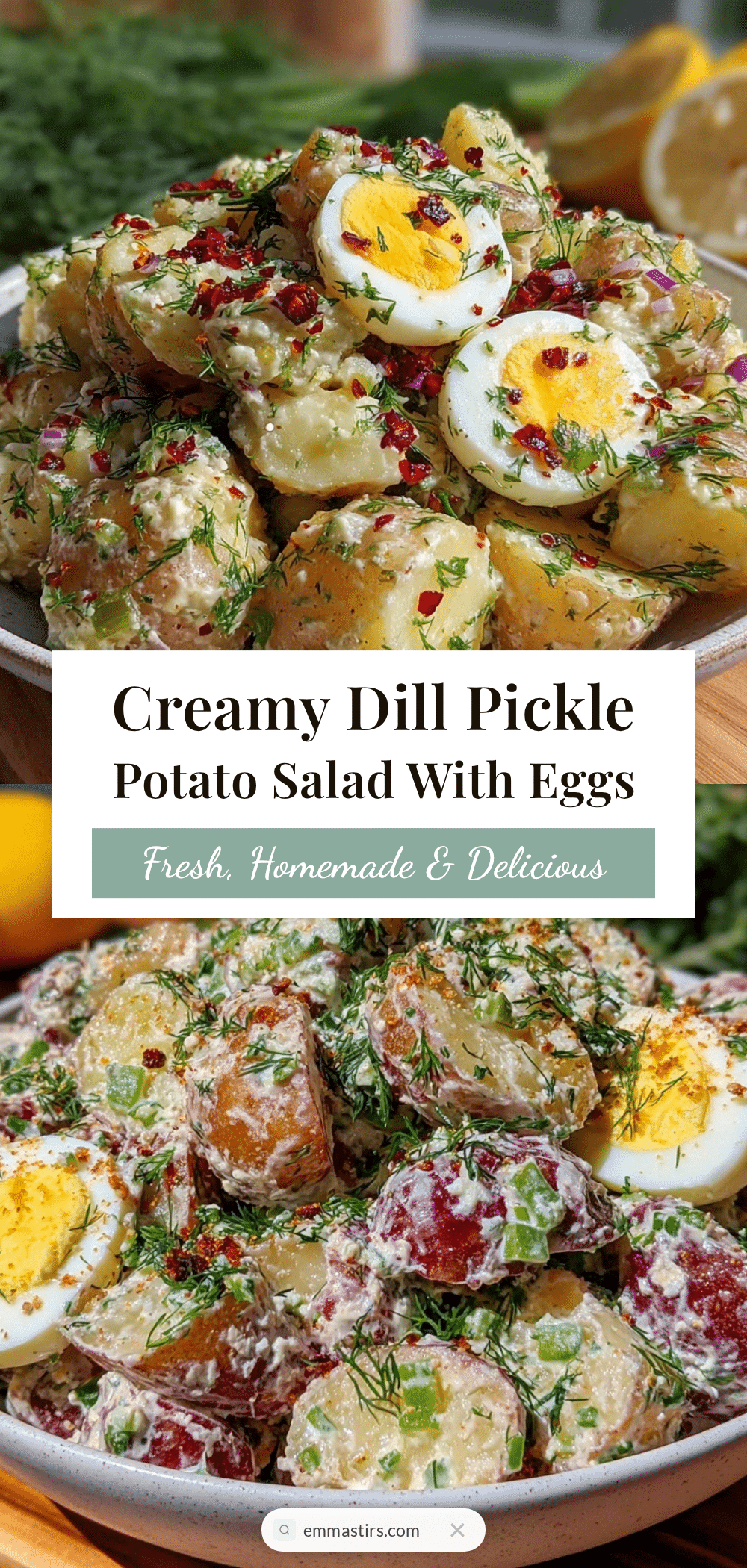 fresh dill pickle potato salad recipe