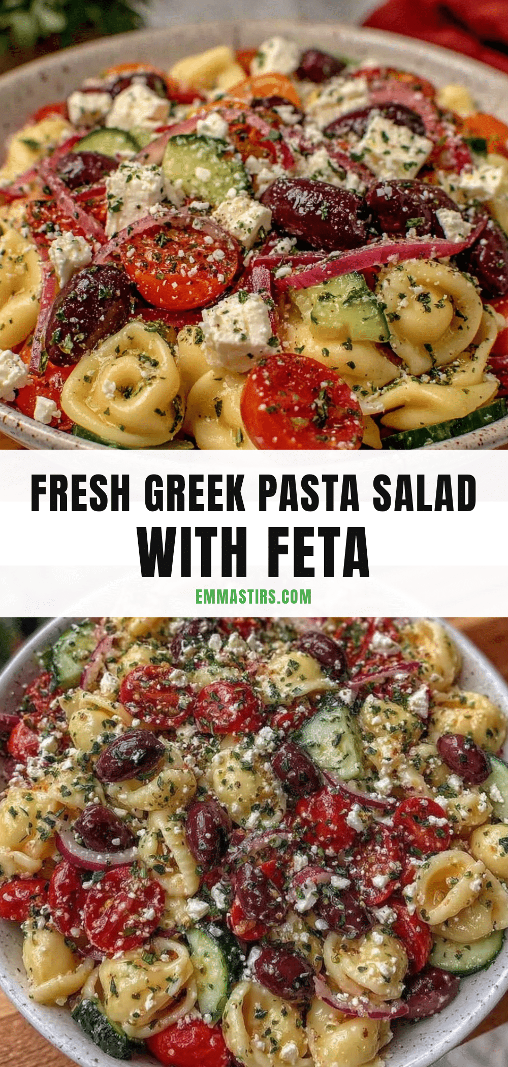 fresh greek pasta salad recipe