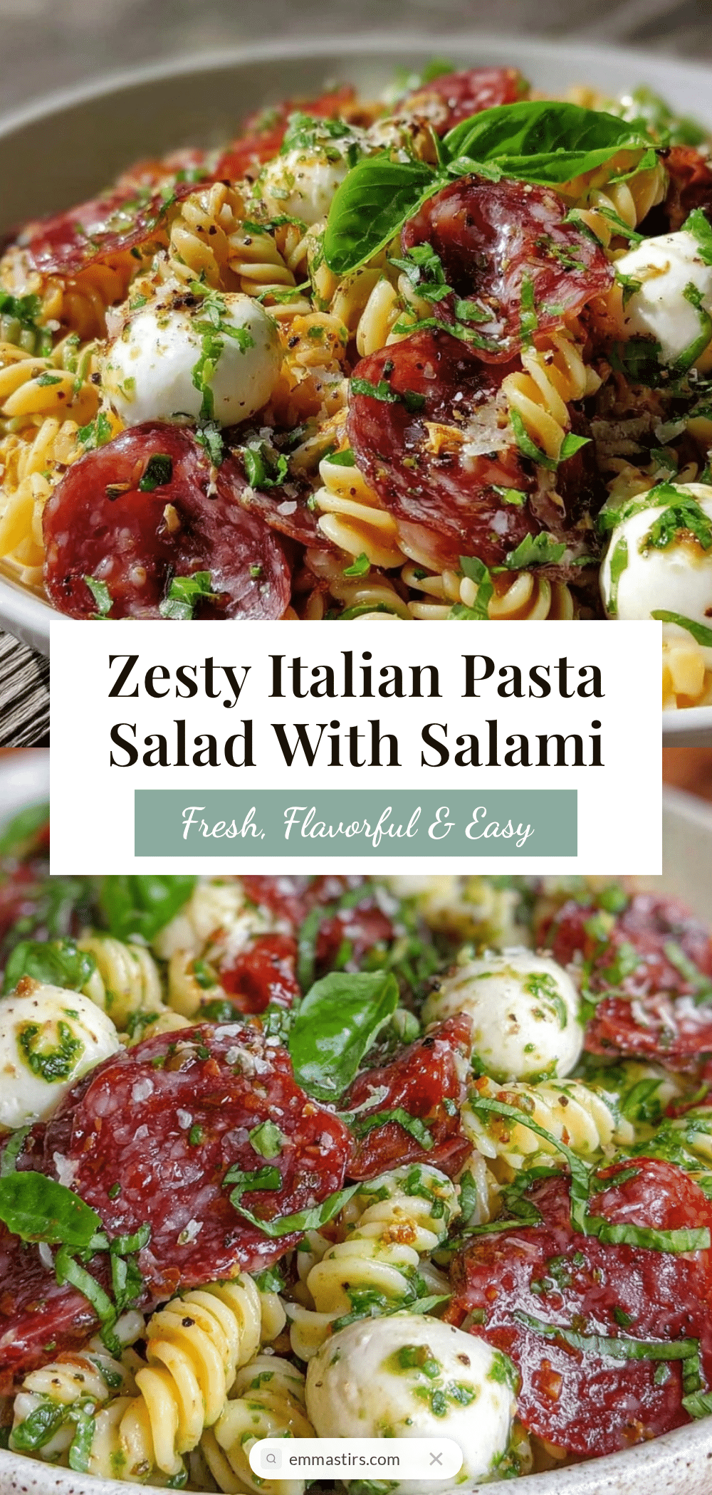fresh italian pasta salad recipe