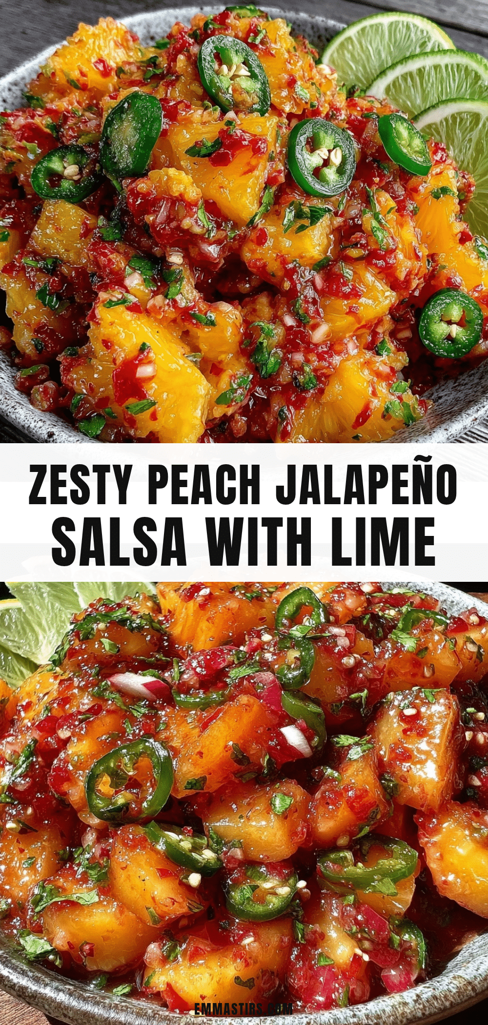 fresh peach jalapeño salsa recipe