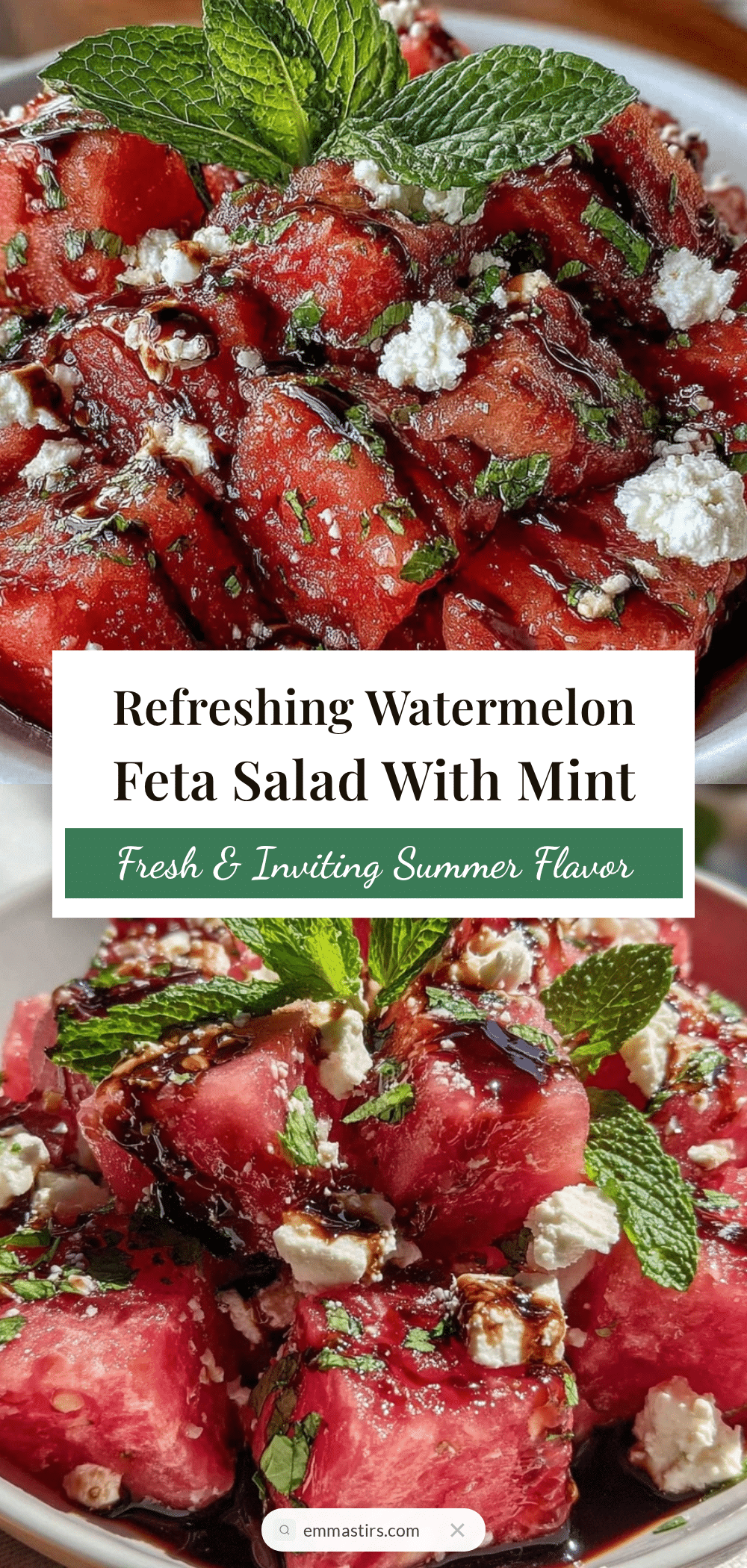 fresh watermelon feta salad recipe