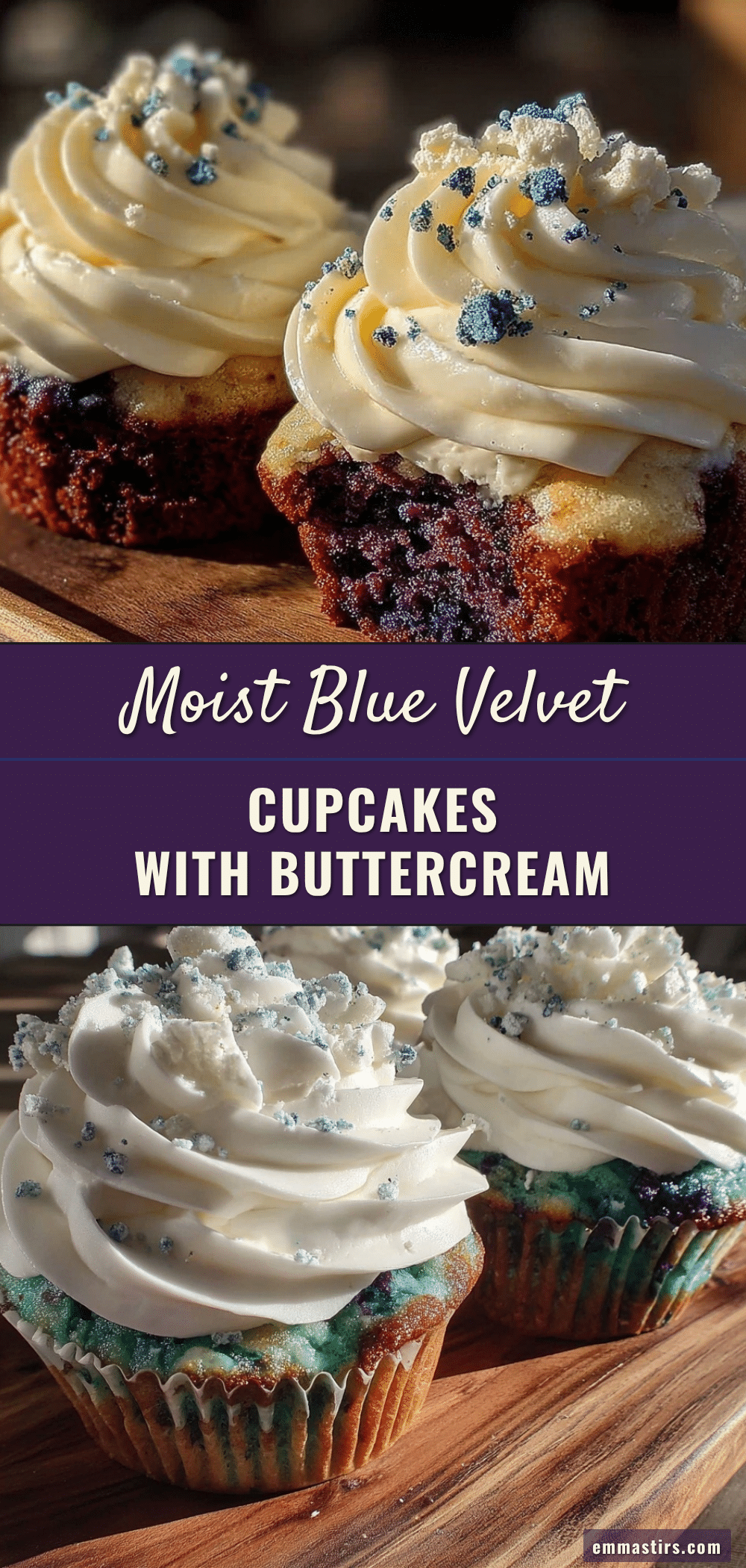 moist blue velvet cupcakes recipe