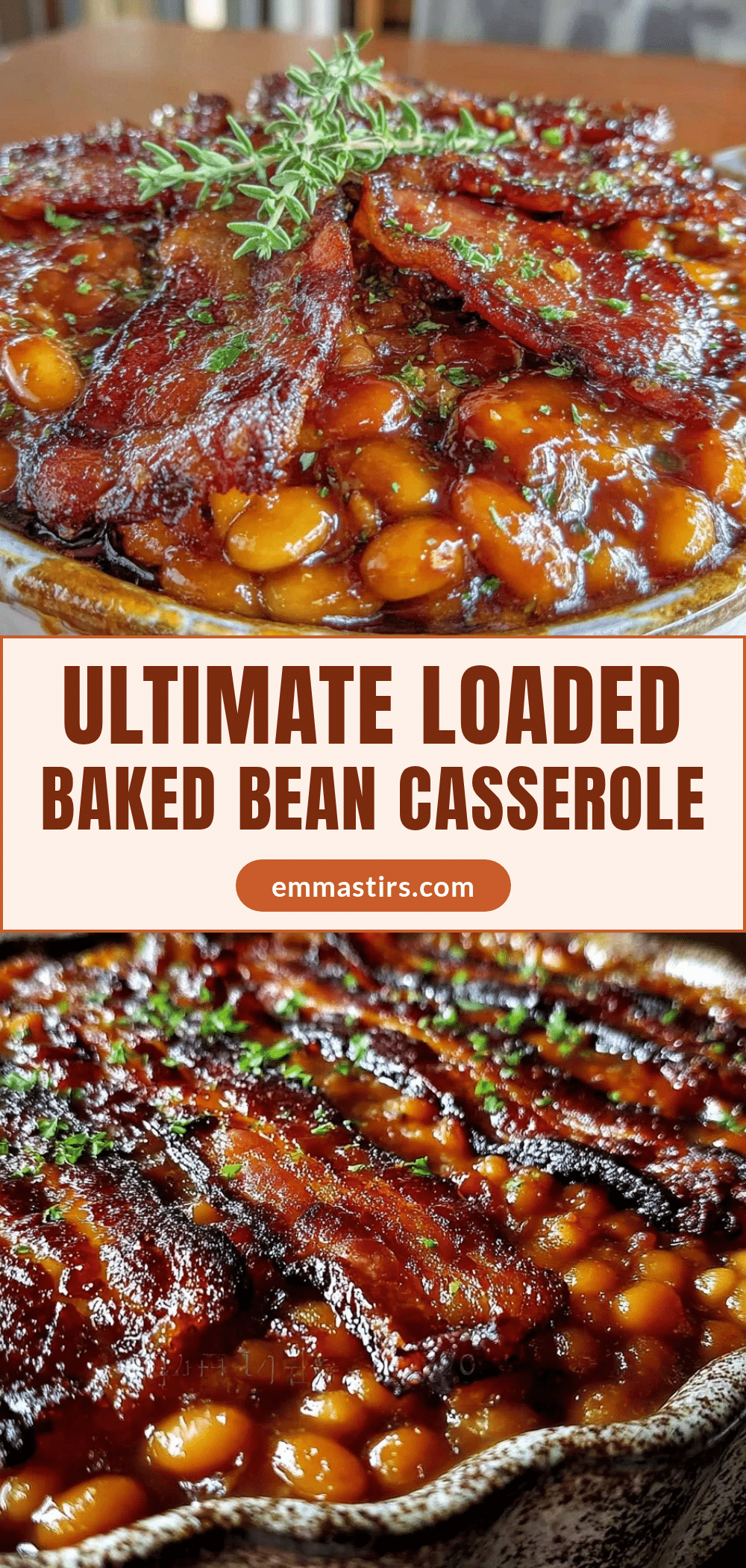 savory loaded baked bean casserole recipe